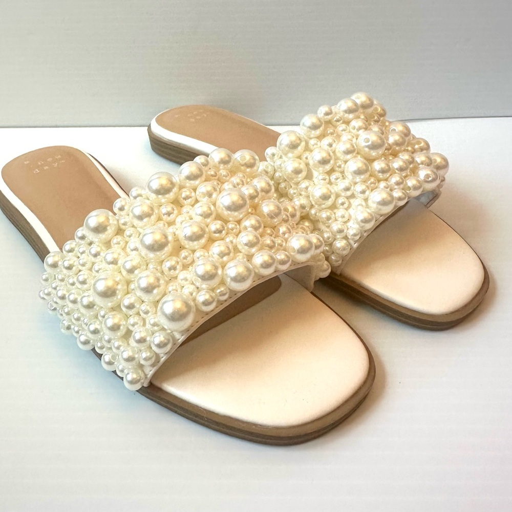Pearl Slides | New 7.5 | Wedding | Bachelorette